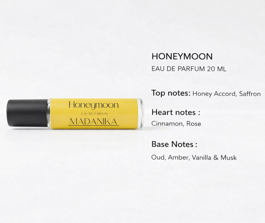 Honeymoon — Not a trip, but a feeling that lingers | Honey, saffron & warm amber