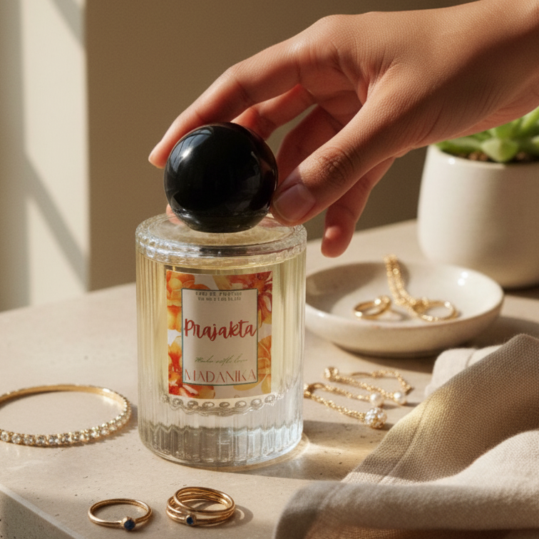 Prajakta — A quiet bloom at first light | Soft citrus, florals & airy musk