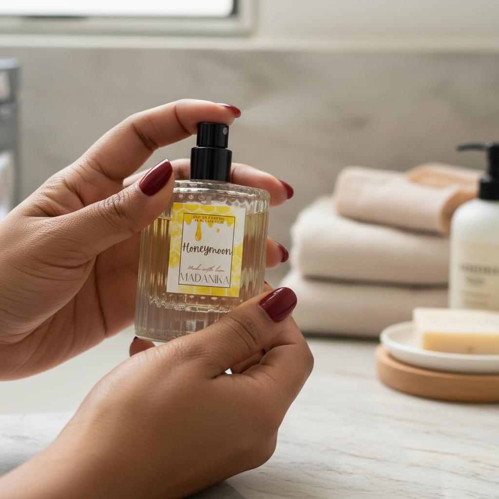 Honeymoon — Not a trip, but a feeling that lingers | Honey, saffron & warm amber