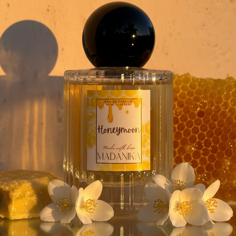 Honeymoon — Not a trip, but a feeling that lingers | Honey, saffron & warm amber